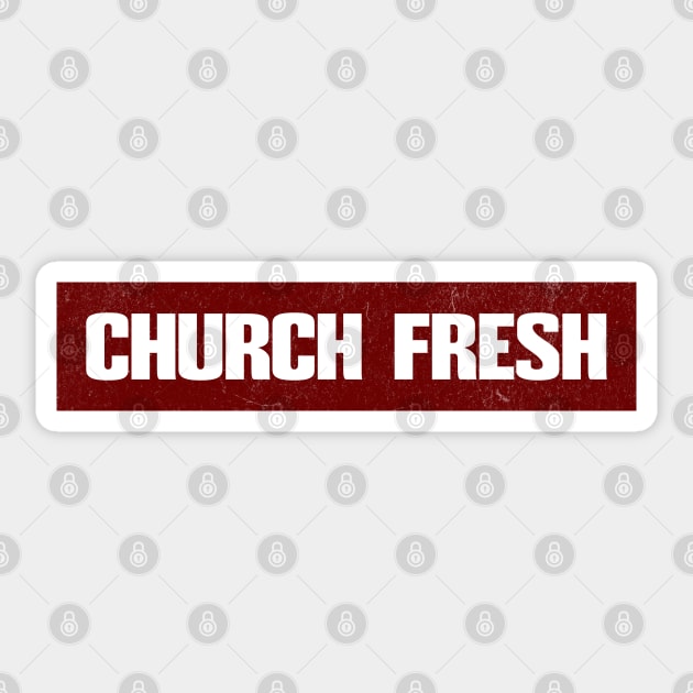 Church Fresh Sticker by Church Store